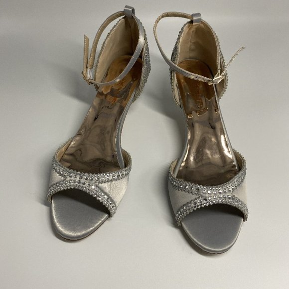 XYD Ballroom Dance Shoes Wedding Sandals for Women - Picture 3 of 11